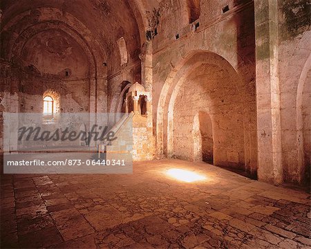 Mosquée à l'intérieur du château des croisés de Syrie