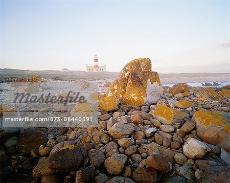 Felsenstücken Kap Agulhas, Western Cape-Südafrika