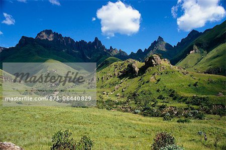 Col de Mnweni Drakensberg, KwaZulu Natal en Afrique du Sud