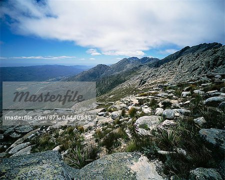 Vue de Swart Berg Oudtshoorn, Western Cape Afrique du Sud