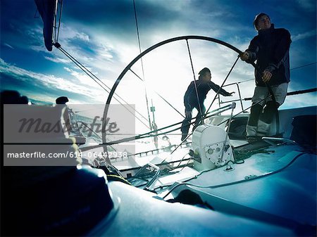 Segler Yacht Lenkung Segler Yacht Lenkung