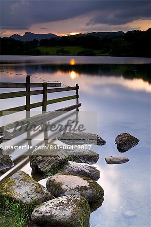 Loughrigg Tarn, Lake District National Park, Cumbria, England, United Kingdom, Europe