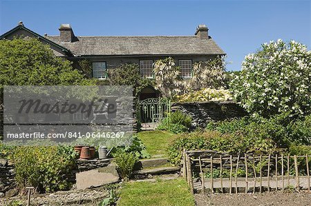 Hilltop, Sawrey, in der Nähe von Ambleside, die Startseite von Beatrix Potter, berühmter Autor von Kinderbüchern, Lake District-Nationalpark, Cumbria, England, Vereinigtes Königreich, Europa