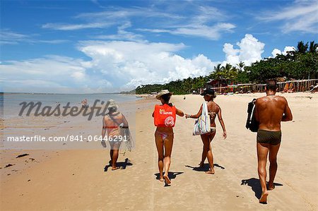 Mucuge Beach, Arraial d'Ajuda, Bahia, au Brésil, en Amérique du Sud