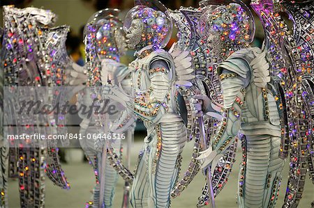 Carnival parade at the Sambodrome, Rio de Janeiro, Brazil, South America