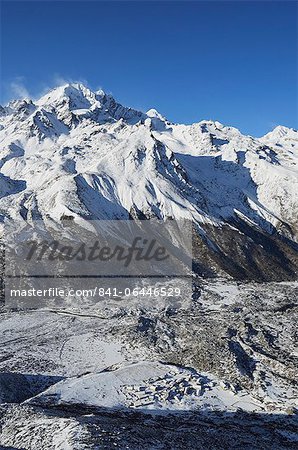 Kyanjin Gumba village and Langtang valley, Langtang National Park, Bagmati, Central Region (Madhyamanchal), Nepal, Himalayas, Asia