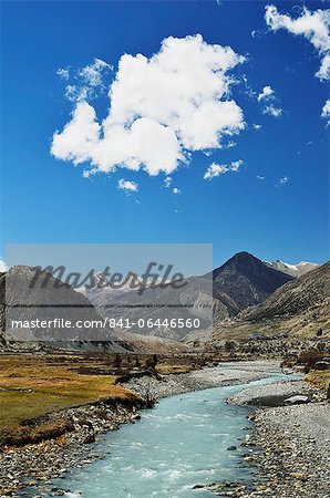 Marsyangdi Tal, Annapurna Conservation Area, Gandaki, Westregion (Pashchimanchal), Nepal, Himalaya, Asien