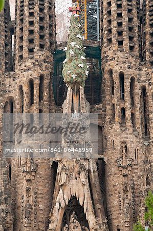 Cathédrale de la Sagrada Familia de Gaudi, Site du patrimoine mondial de l'UNESCO, Barcelona, Catalunya (Catalogne) (Catalunya), Espagne, Europe