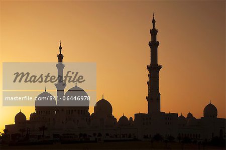 Sheikh Zayed Mosque, Abu Dhabi, United Arab Emirates, Middle East