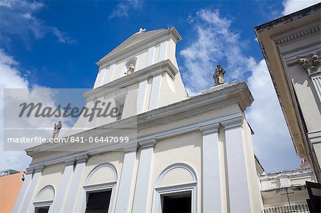 Cathédrale de San Juan, Puerto Rico Island, West Indies, Caraïbes, États-Unis d'Amérique, Amérique centrale