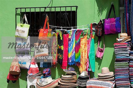 Artisanat stocker dans San Miguel, île de Cozumel, Quintana Roo, Mexique, Amérique du Nord