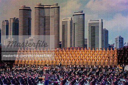 Hallenstadion Pjöngjang Performance, Pyongyang, Demokratische Volksrepublik Korea (DVRK), Nordkorea, Asien