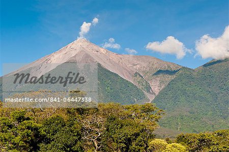 Fuego Volcano, Antigua, Guatemala, Central America
