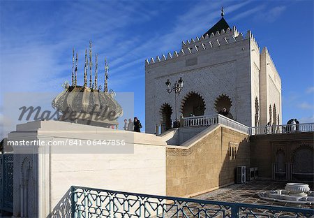 Mausoleum von Mohammed V, Rabat, Marokko, Nordafrika, Afrika