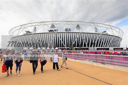 L'Olympic Stadium, Jeux olympiques de 2012, Londres, Royaume-Uni, Europe