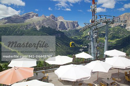 Vue du Col Alto, Corvara, Badia Valley, Province de Bolzano, Trentin-Haut-Adige/Sud Tyrol, les Dolomites italiennes, Italie, Europe