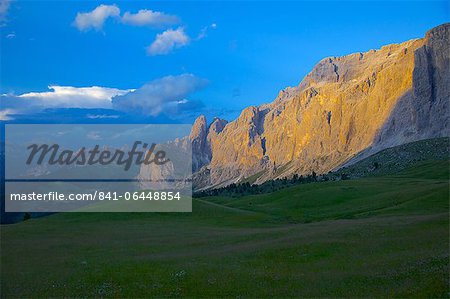 Sella Joch, Trient und Bozen Provinzen, Dolomiten, Italien, Europa