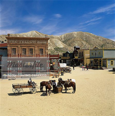 Mini Hollywood (Spaghetti Western film set), near Tabernas, Andalucia, Spain, Europe