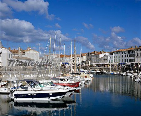 Le port, Saint-Martin, Ile de ré, Poitou-Charentes, France, Europe