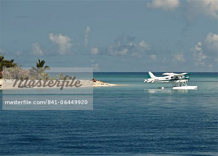 Bateau avion côte ouest de Viti Levu, Fidji, îles du Pacifique, Pacifique