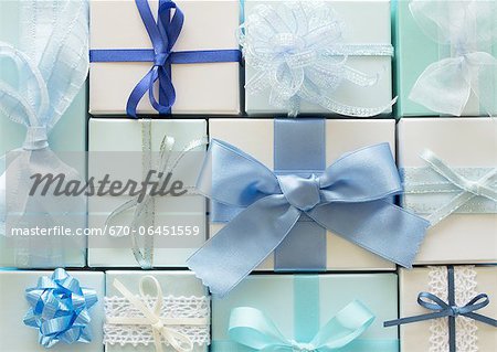 Many types of gift boxes Many types of gift boxes