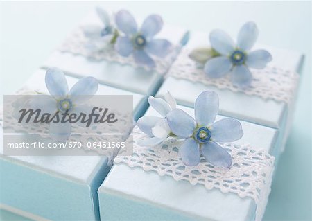 Coffrets cadeaux bleu clair Coffrets cadeaux bleu clair