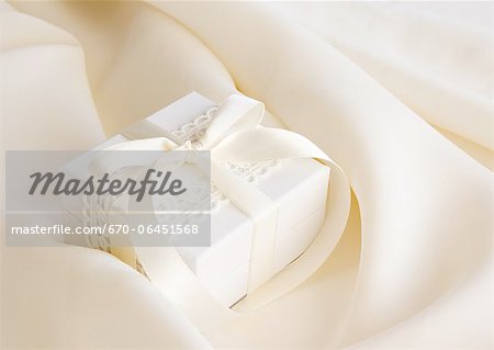 Boîte-cadeau blanche Boîte-cadeau blanche