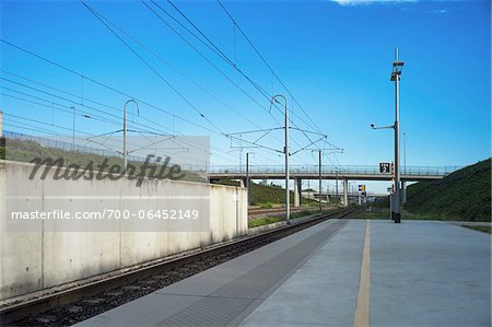 TGV Platform of Valence Station, Valence, Drome Department, France