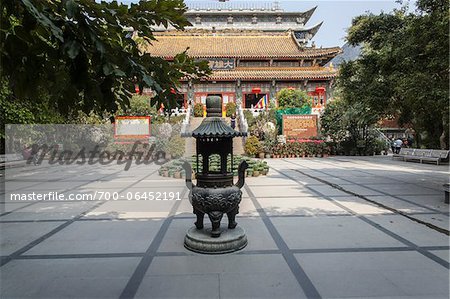 Po Lin Monastery, Ngong Ping Plateau, Lantau Island, Hong Kong, China