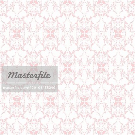 Beutiful background of seamless floral pattern