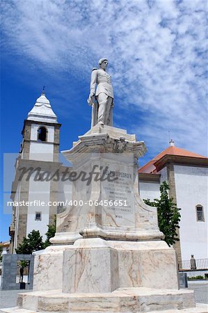 Main square in Castelo de Vide, Portugal