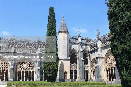 Yard of Batalha Monastery, Portugal