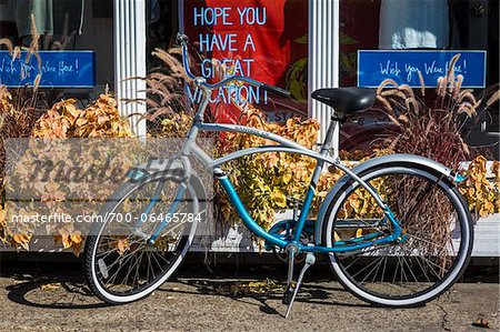 Bicycle Parked in front of Store