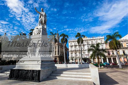Statue of Jose Marti in Parque Central, La Havana Vieja, Havana, Cuba