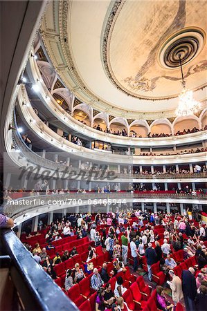 Audience in Garcia Lorca Auditorium in Gran Teatro de La Habana, Havana, Cuba
