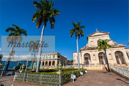 Iglesia Parroquial de la Santisima Trinidad in Plaza Mayor, Trinidad, Cuba