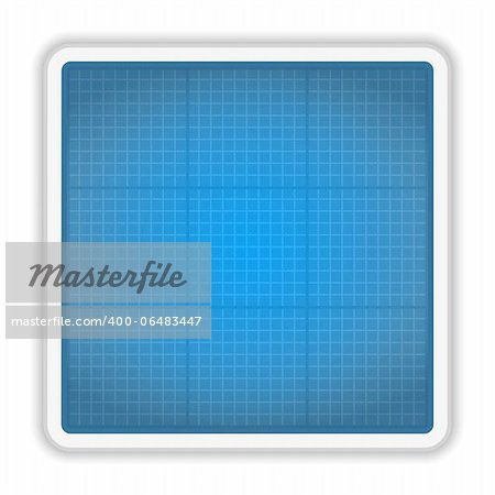 Blueprint icon, vector eps10 illustration