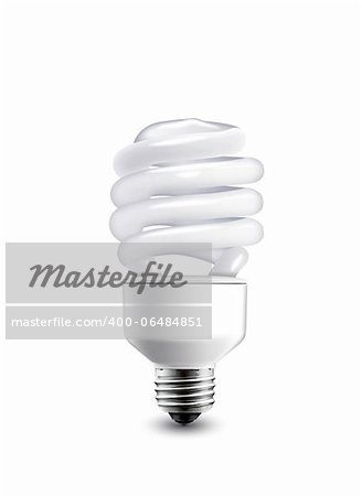 bulb isolated on white background