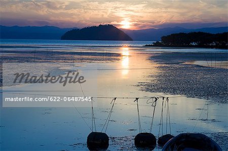 Sunset at Lake Biwa, Shiga Prefecture