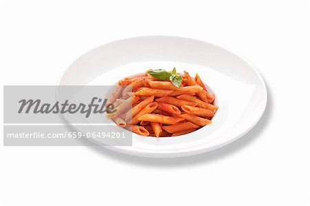 Penne with tomato sauce