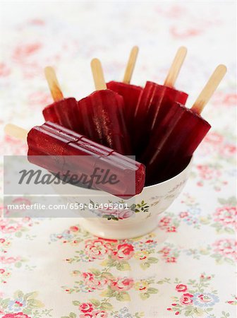 Homemade lollies