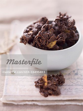 Chocolate and cornflake confectionery