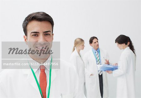Portrait of serious doctor Portrait of serious doctor