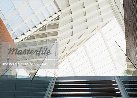 Staircase and ceiling of modern office Staircase and ceiling of modern office
