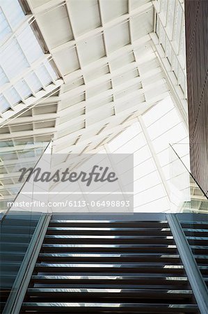 Ceiling and staircase of modern office