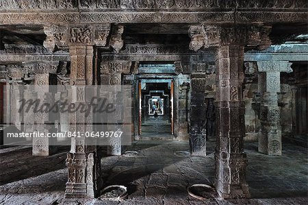 Inside the Darasuram Temple, UNESCO World Heritage Site, Darasuram, Tamil Nadu, India, Asia