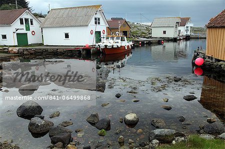 Harbour, Rott island, off Stavanger, Norway, Scandinavia, Europe