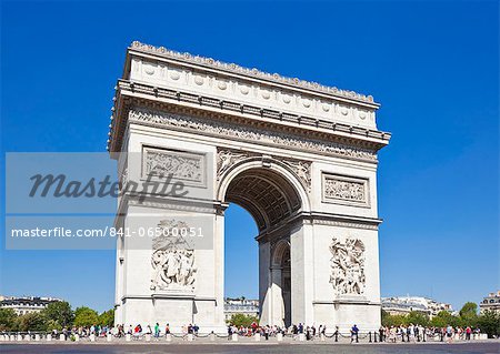 Arc de Triomphe, Paris, France, Europe