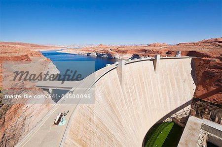 Glen Canyon Dam, Lake Powell, Page, Arizona, United States of America, North America