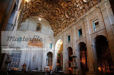 Interior of Catedral Basilica on Terreiro de Jesus Square, Salvador (Salvador de Bahia), Bahia, Brazil, South America